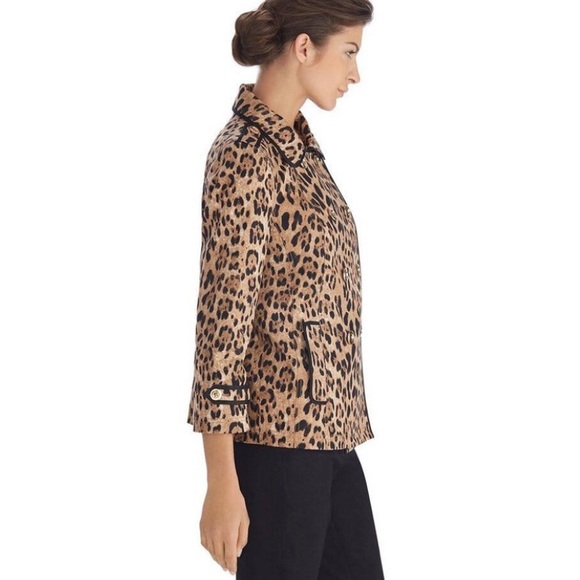 WHBM Leopard Print Swing Jacket - Picture 3 of 13